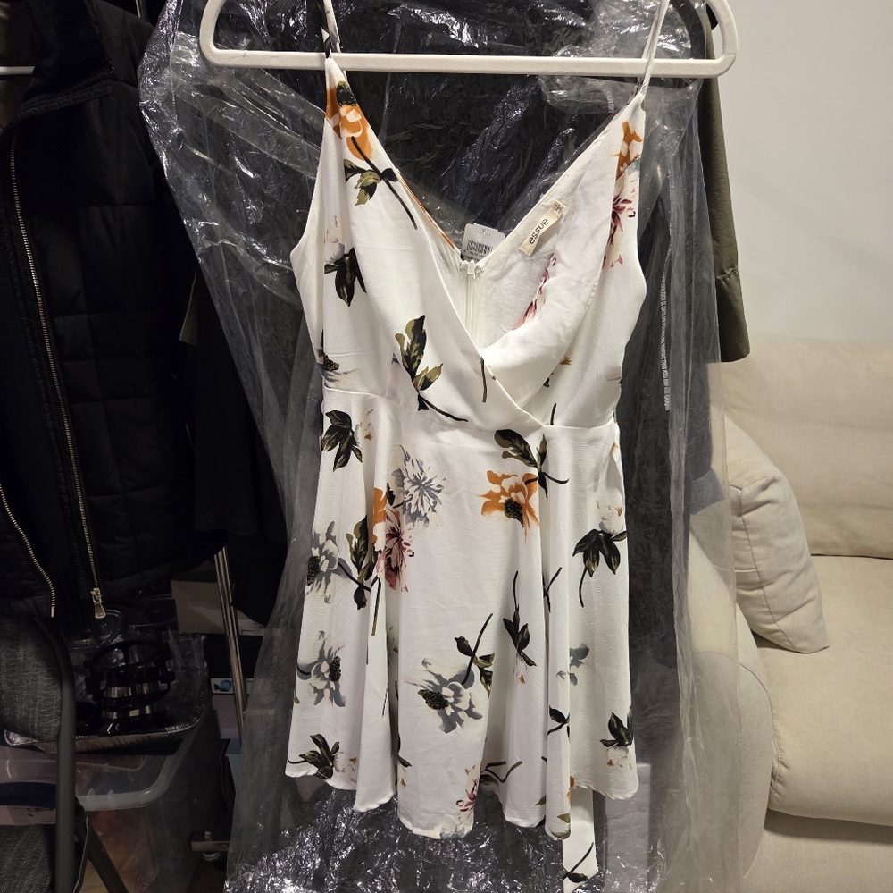 Windsor White Floral Mini Dress